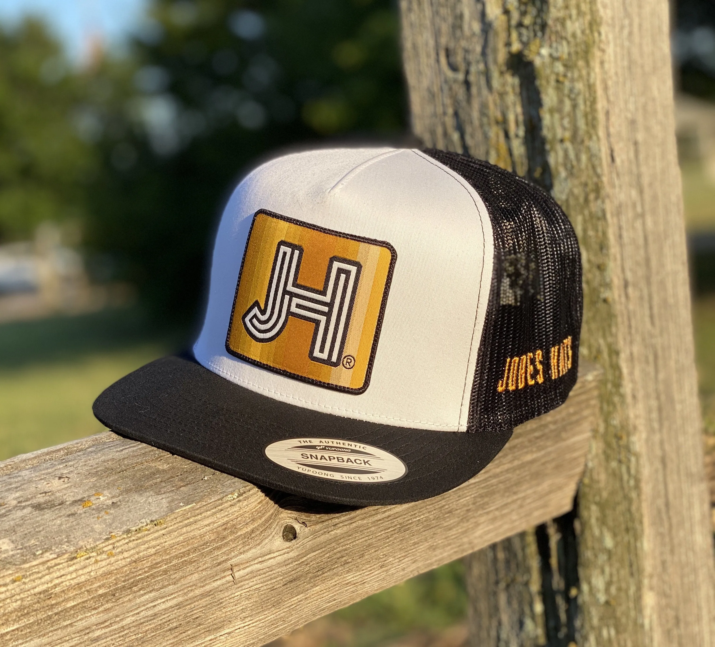 2020 Jobes Hats Trucker - White/Black Dynamize JH patch