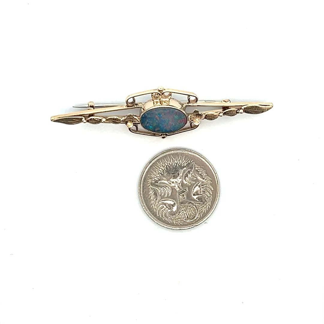 Antique Opal Brooch