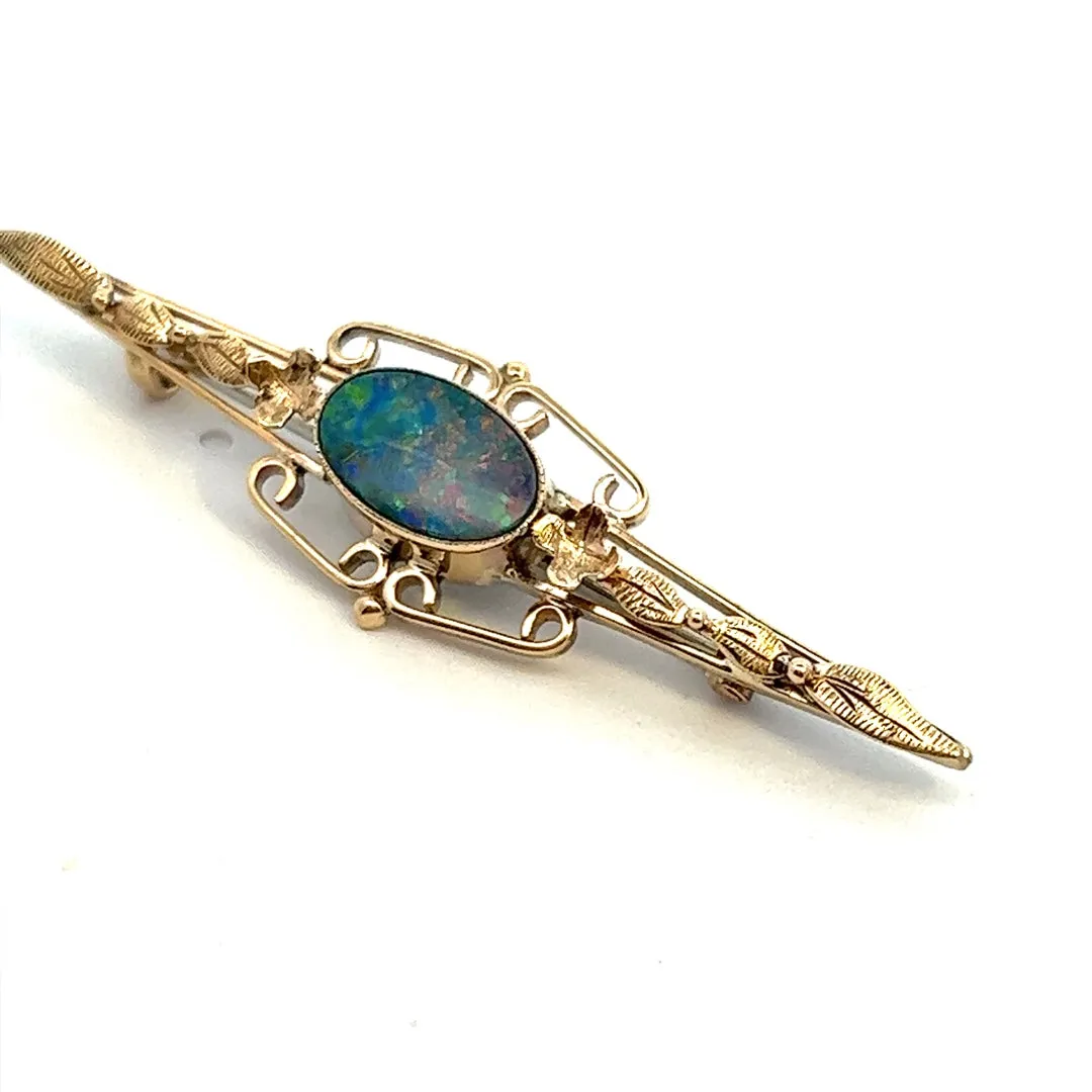 Antique Opal Brooch