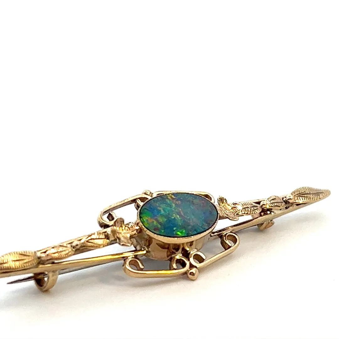 Antique Opal Brooch