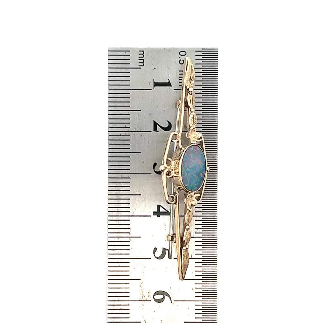 Antique Opal Brooch
