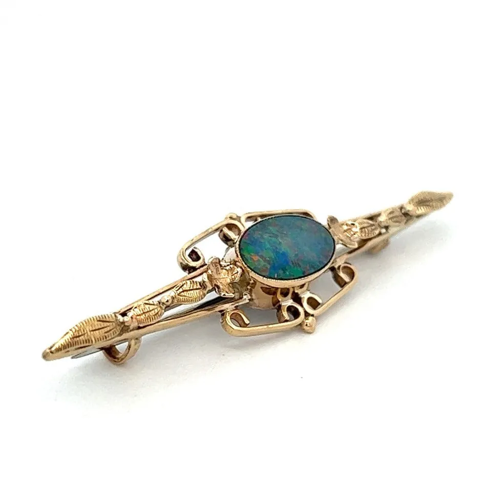 Antique Opal Brooch