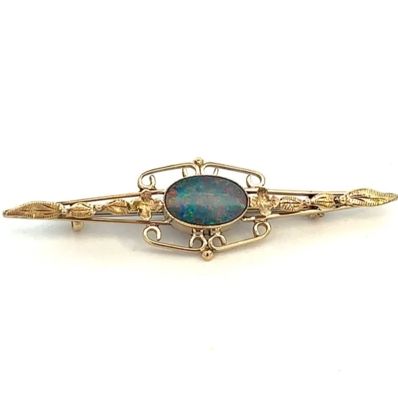 Antique Opal Brooch