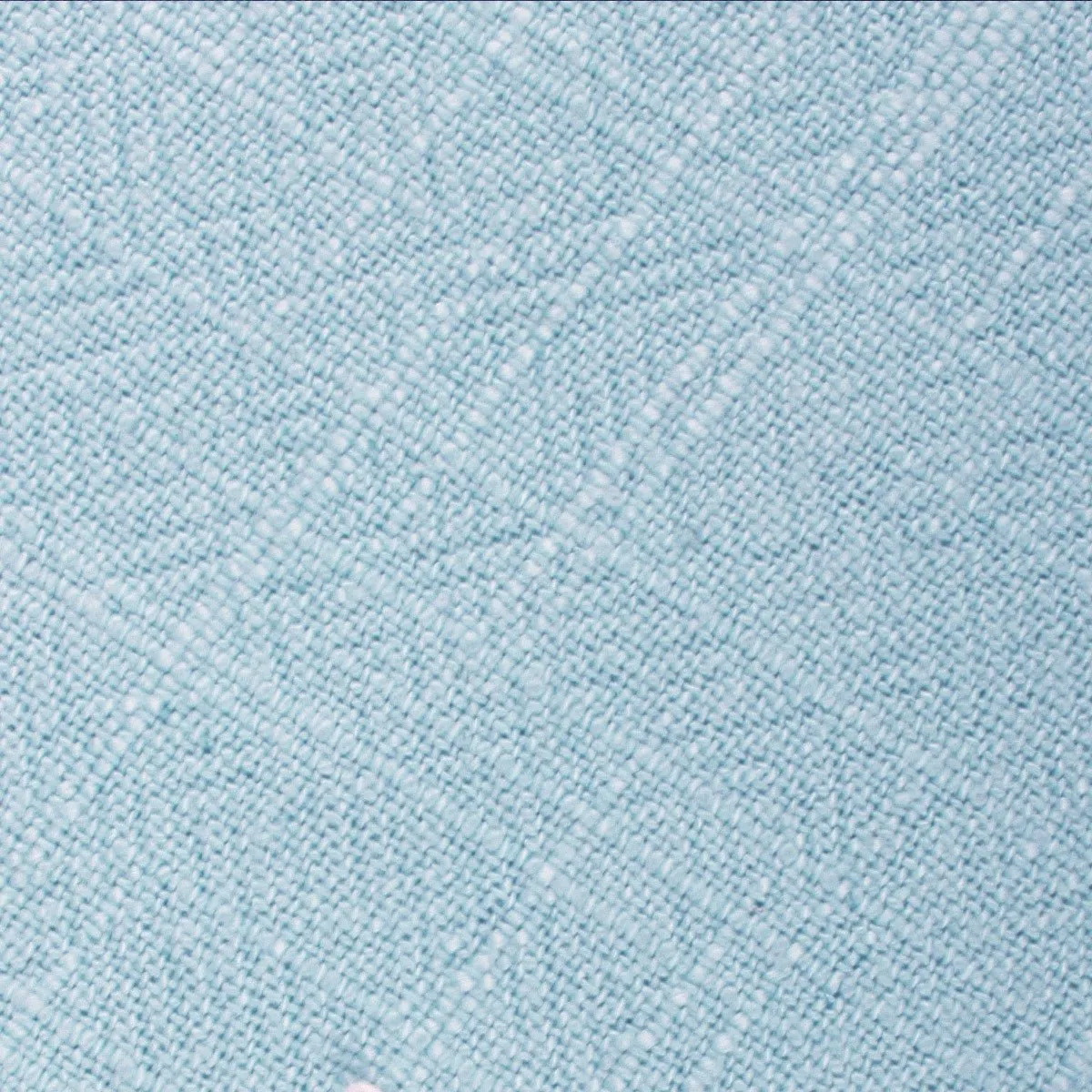 Argentinian Ice Blue Linen Pocket Square