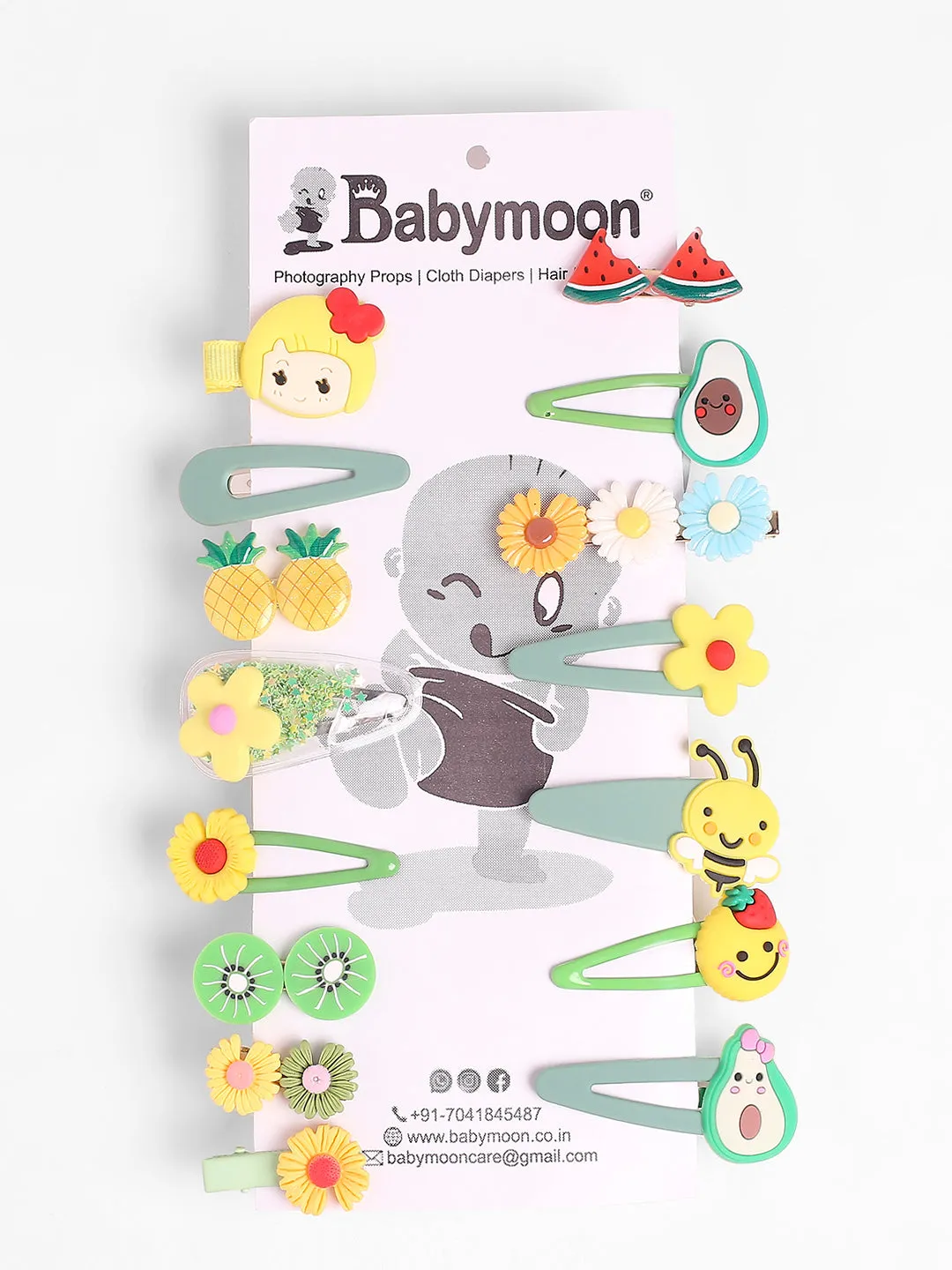 Babymoon 14pcs Unicorn HairClips Hair Accessories