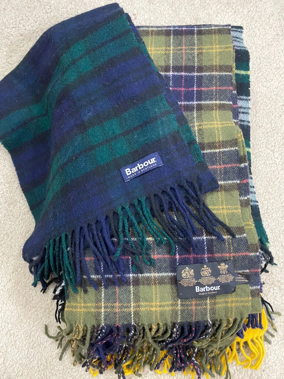 Barbour Authentic Scarves 12 PCs
