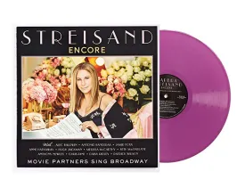 Barbra Streisand - EncoreMovie Partners Sing Broadway w/12x12 insert Exclusive Lavender