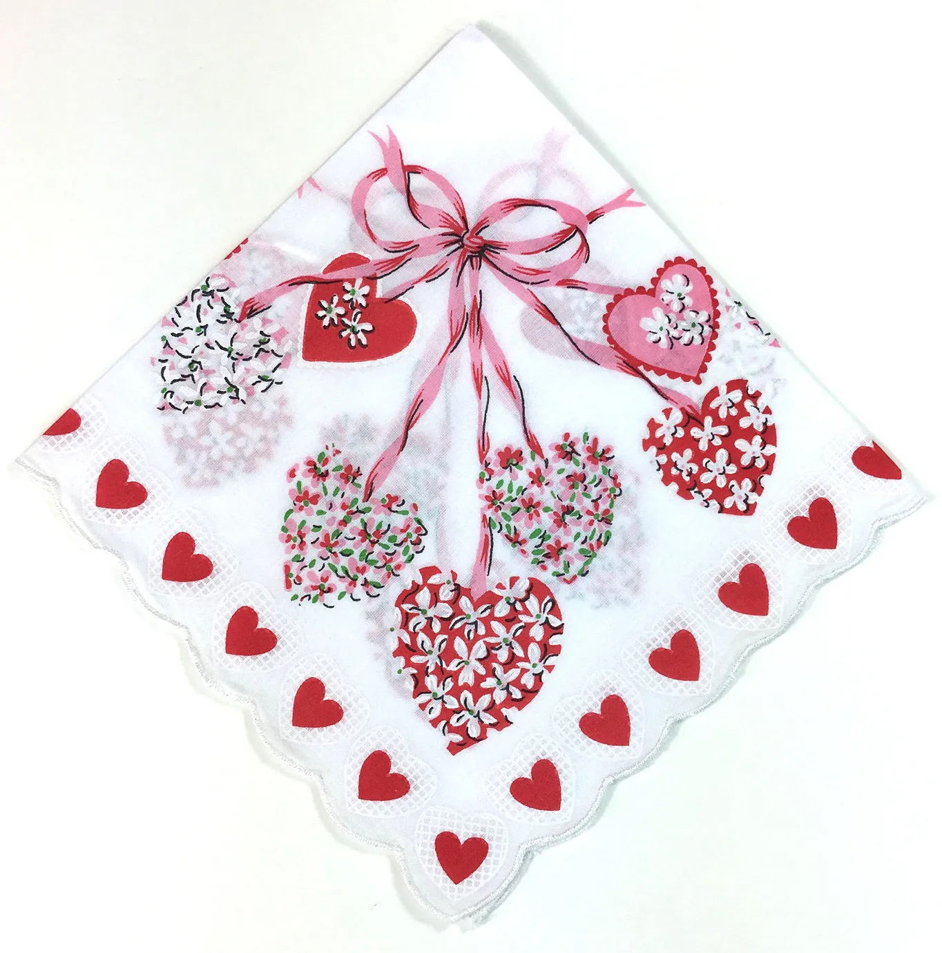 Be My Valentine Handkerchief Reproduction