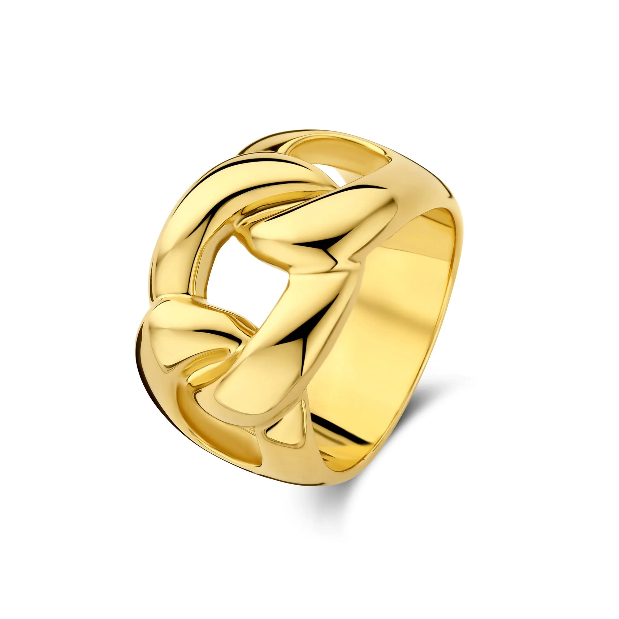 Adriane Bibbiena Poppi Ring - 925 Sterling Silver with Gold Plating