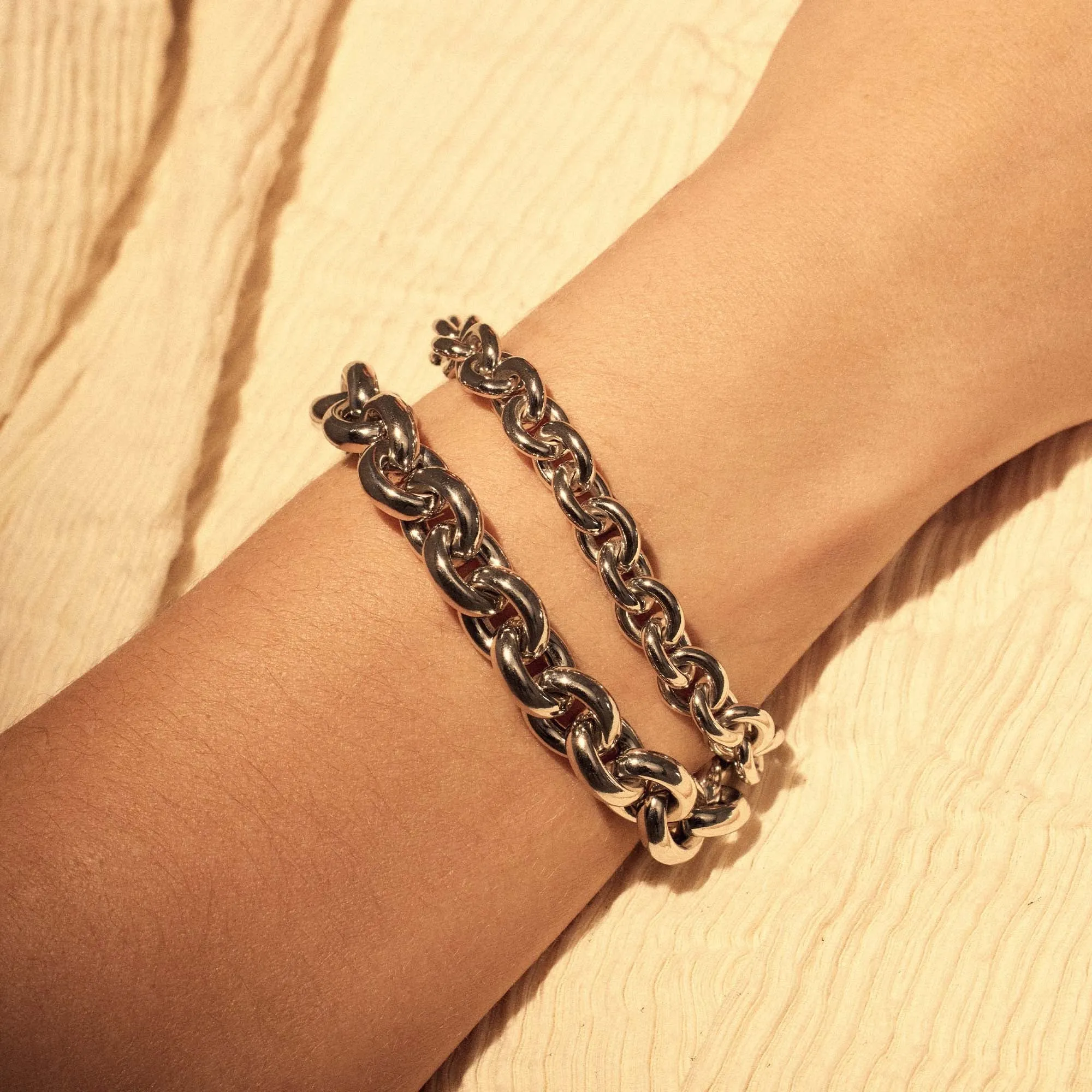 Bibbiena Poppi Mila 925 sterling silver link bracelet