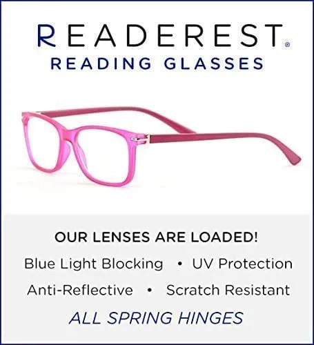 Blue-Light-Blocking-Reading-Glasses-Pink-3-50-Magnification-Computer-Glasses