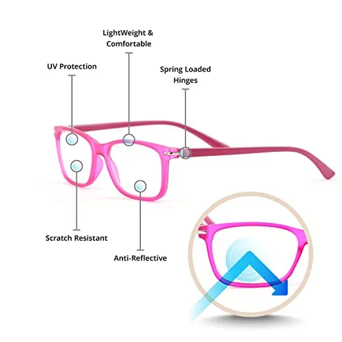 Blue-Light-Blocking-Reading-Glasses-Pink-3-50-Magnification-Computer-Glasses