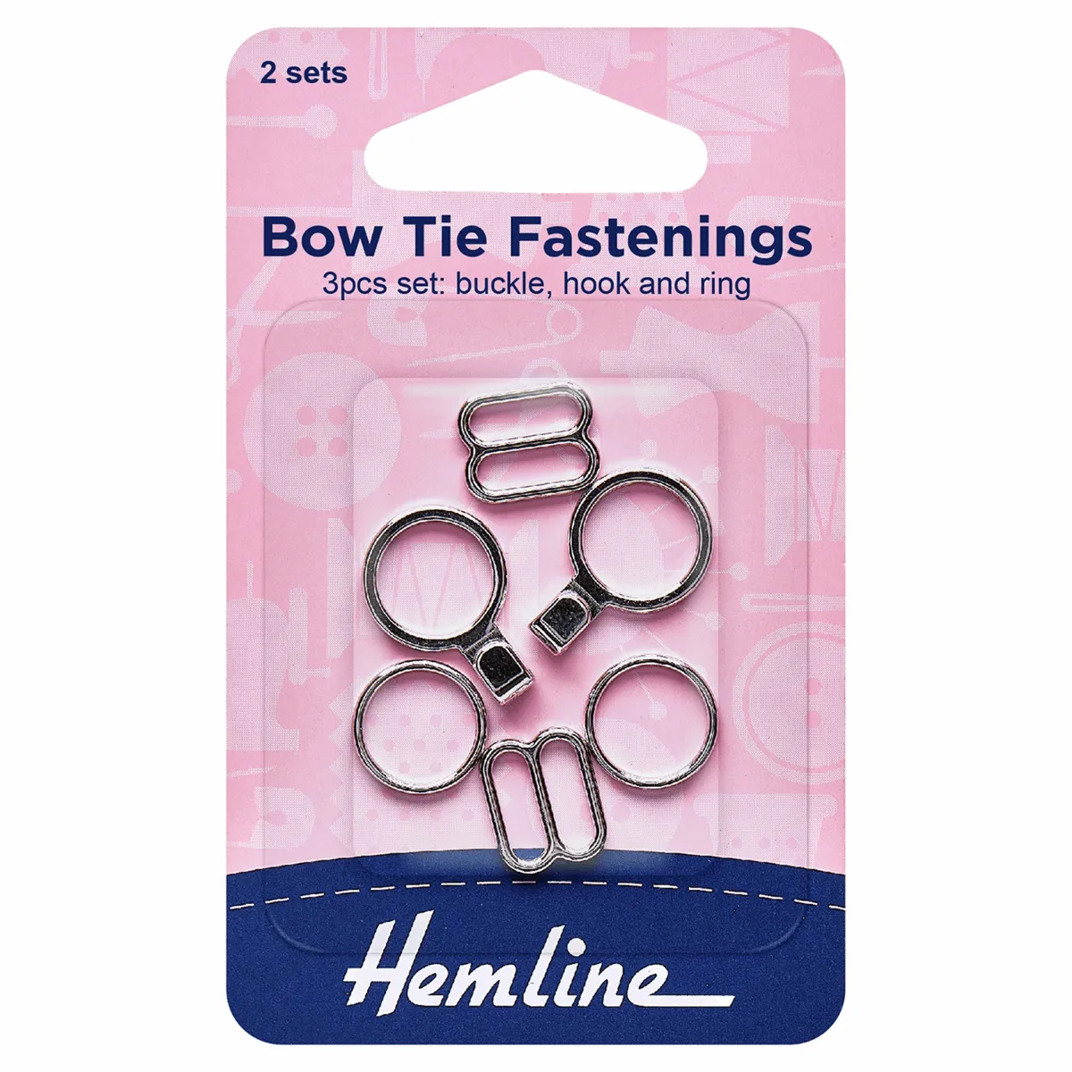 Bow Tie Set: Black: 2 Sets