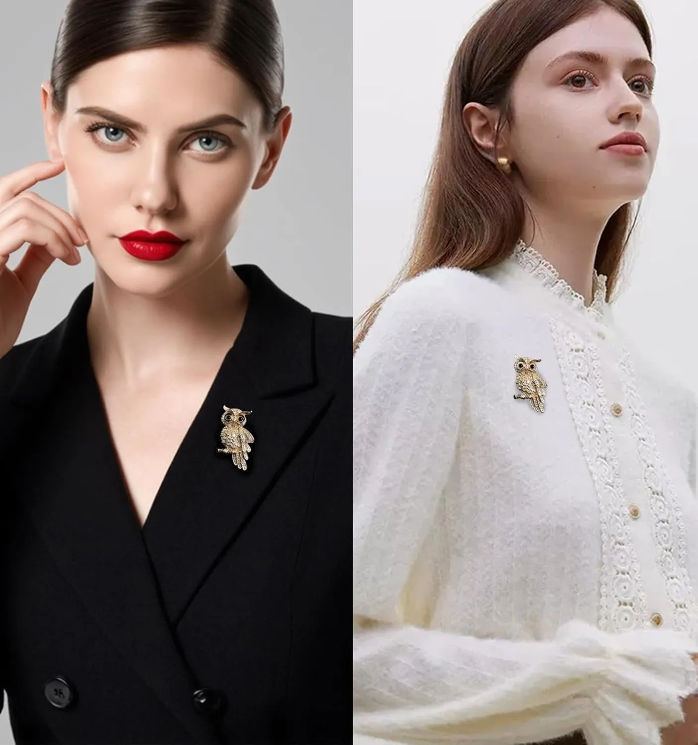 Brooches and Pins for Women Vintage: Brooch Pins for Women Rhinestone Brooch and Pin Crystal Brooch Pin Fashion Broche Gifts