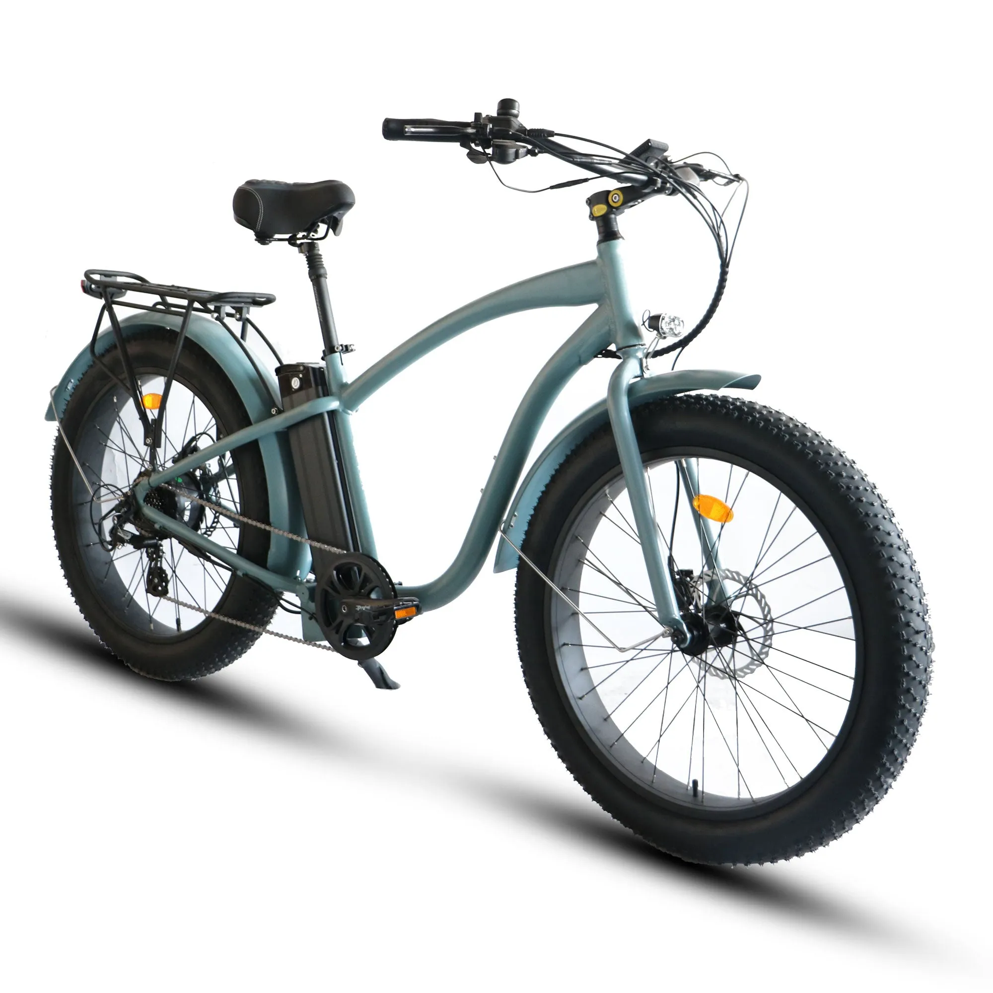 Coastal Cruiser 52V 750W Fat Tire Step Over Beach Cruiser Electric Bike