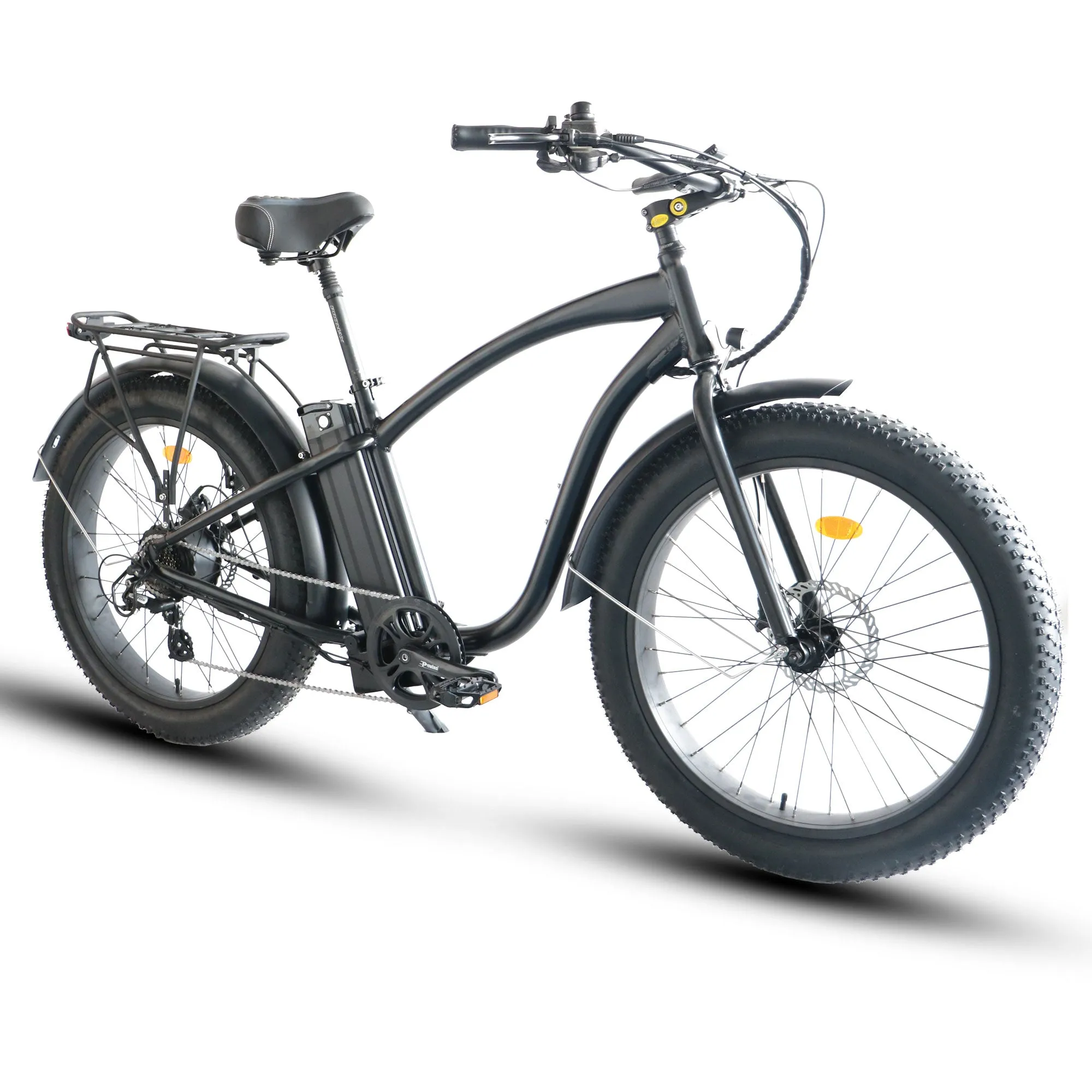 Coastal Cruiser 52V 750W Fat Tire Step Over Beach Cruiser Electric Bike