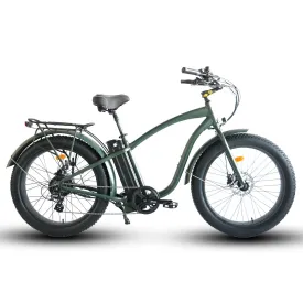 Coastal Cruiser 52V 750W Fat Tire Step Over Beach Cruiser Electric Bike