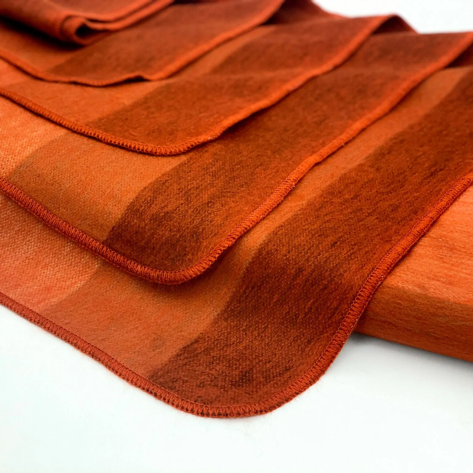 Cusubamba - Baby Alpaca Wool Throw Blanket / Sofa Cover - Queen 90" x 65" - thick stripes pattern red