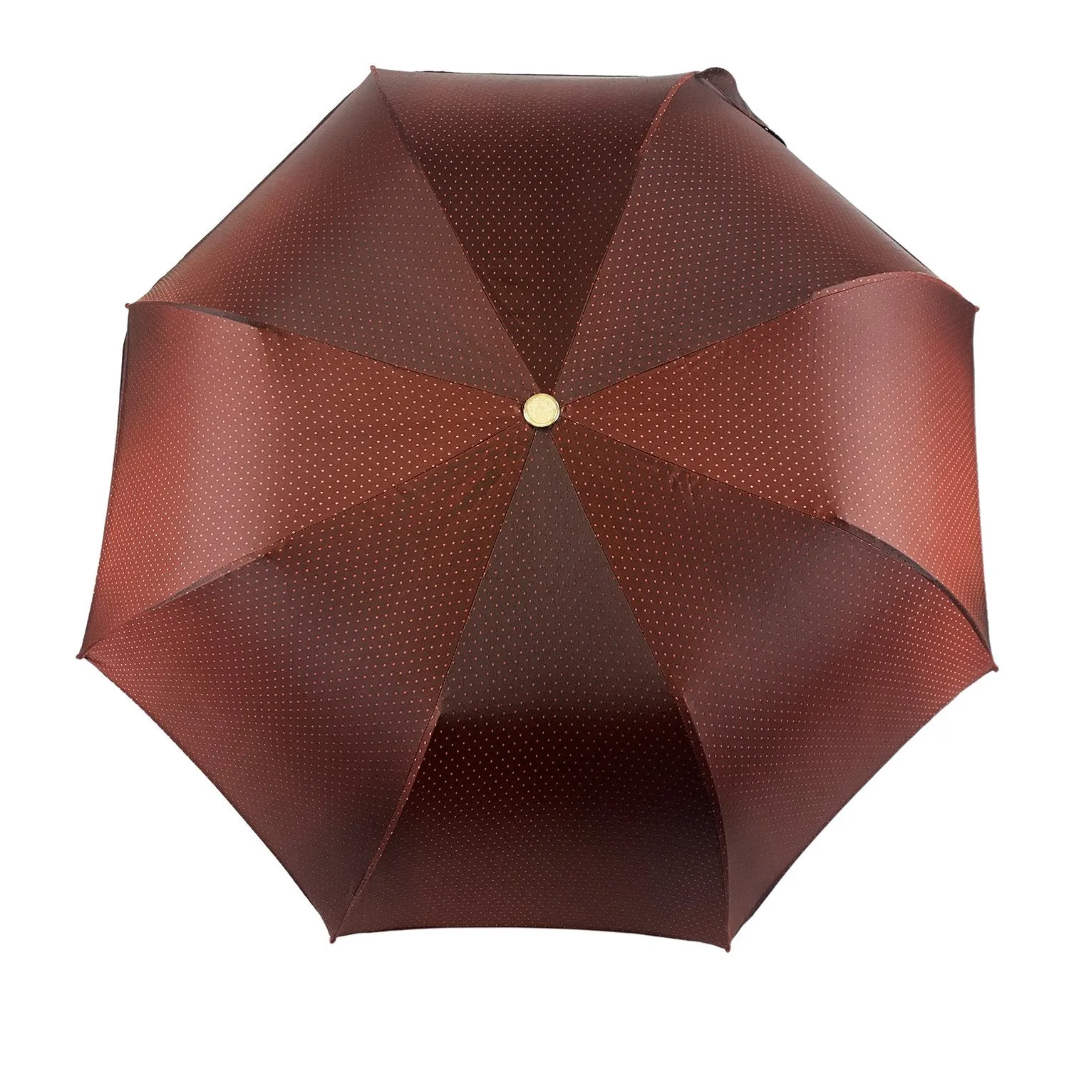 Elegant Burgundy Polka Dot Umbrella