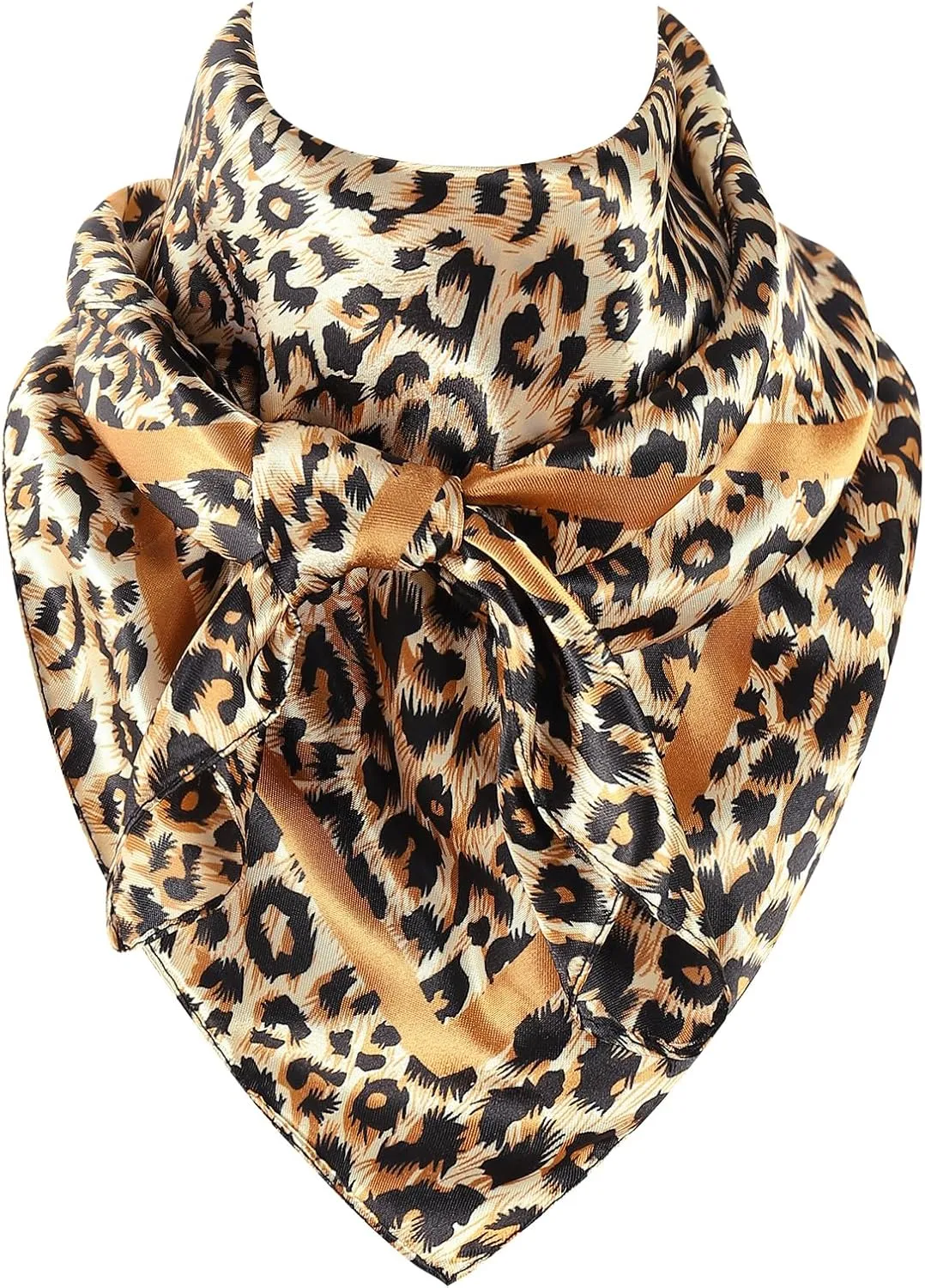 GERINLY Women Wild Rag 35 Inch, Silk Feel Western Scarves, Fashion Cowgirl Neckerchief