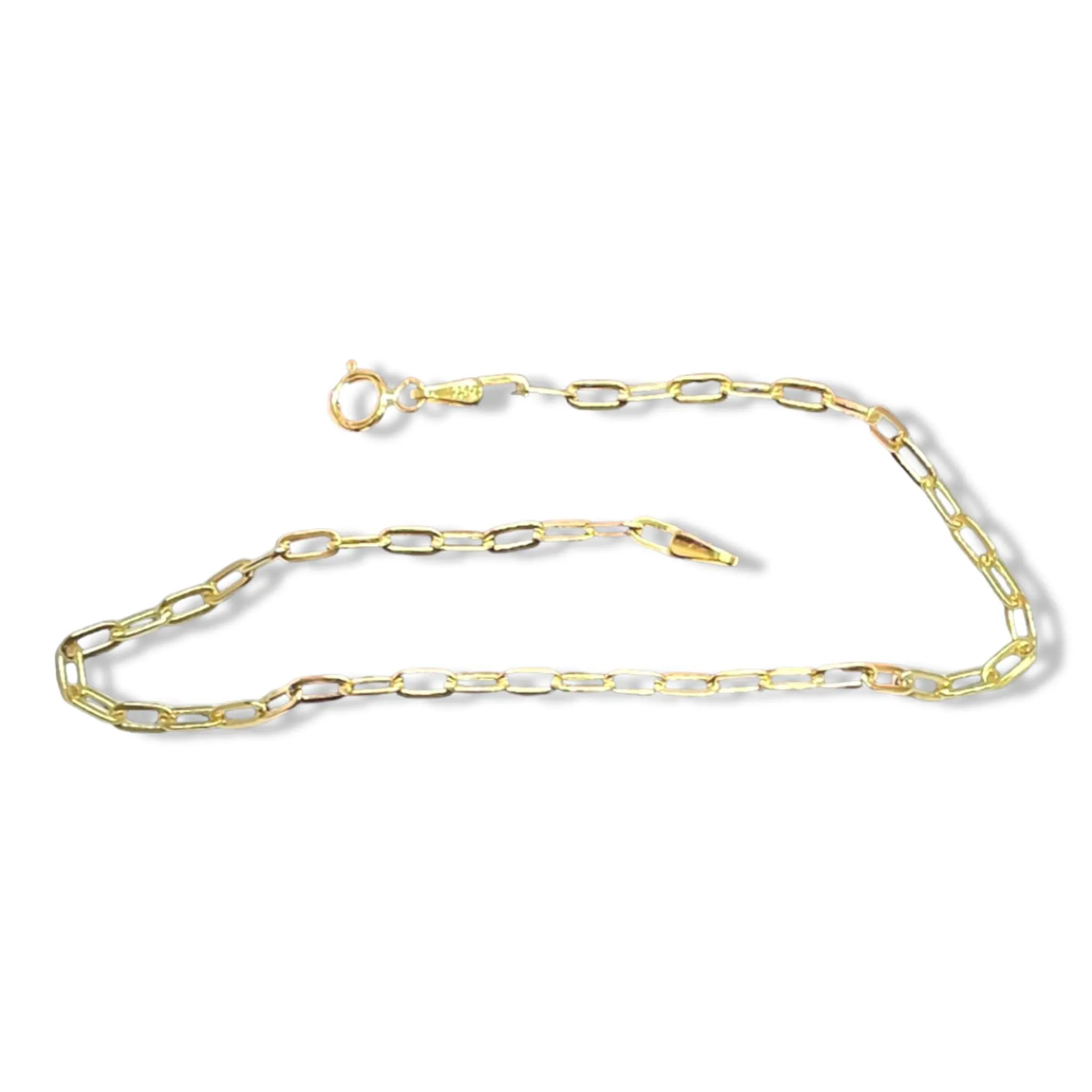 #GOLD2024 | 18K Golden Paperclip Bracelet