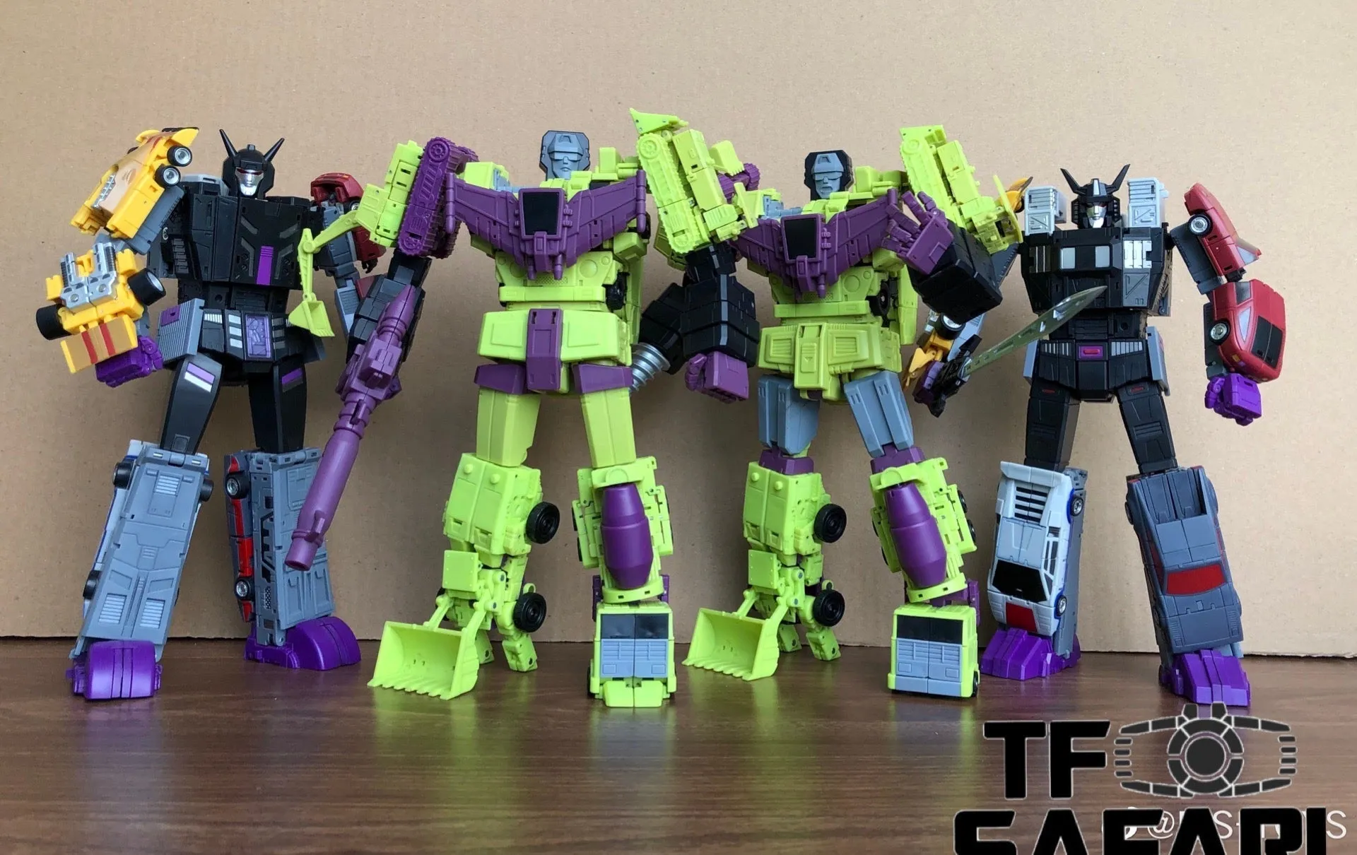 Magic Square MS Toys Constructor Devastator Combiner 3 sets (2 in 1 set) 25cm / 9.85"