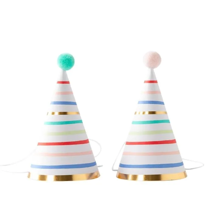 My Mind's Eye Oui Party Hats 8pk