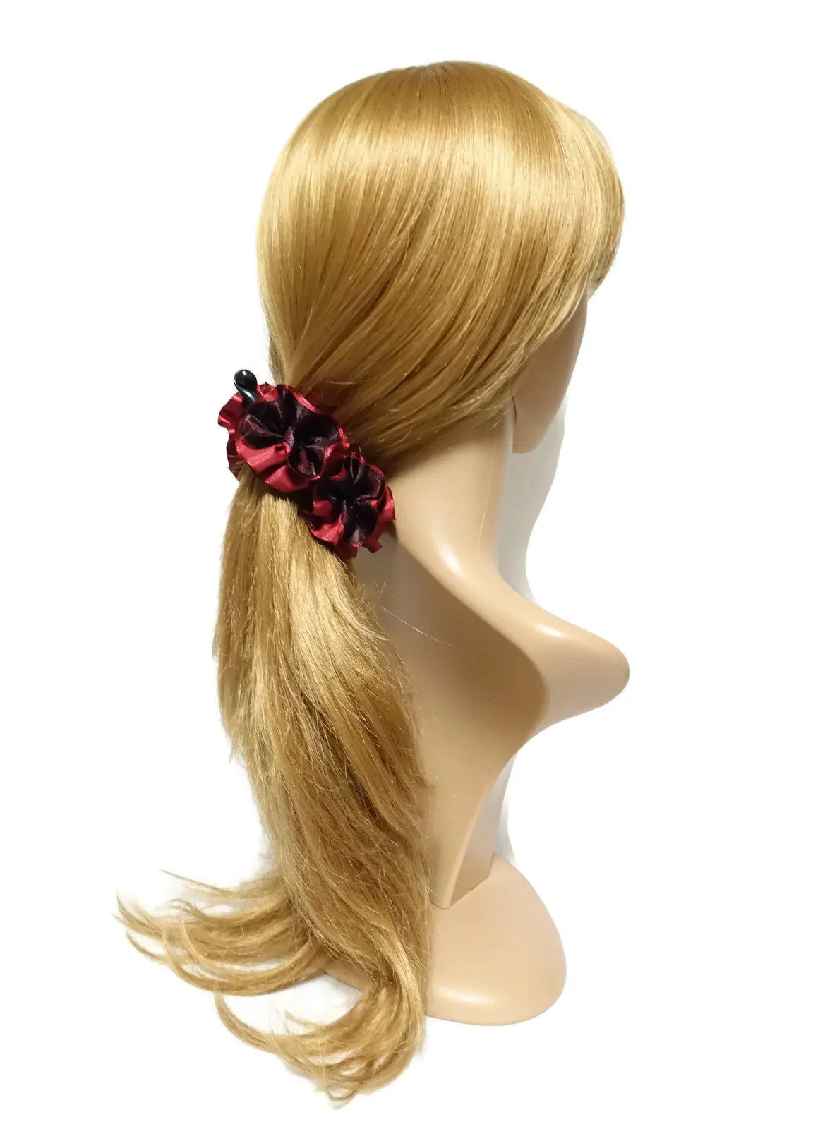 pansy flower banana hair clip women flower hair accessories