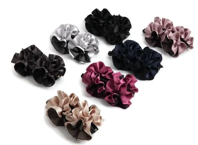pansy flower banana hair clip women flower hair accessories