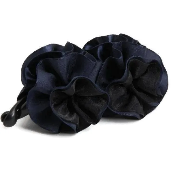 pansy flower banana hair clip women flower hair accessories