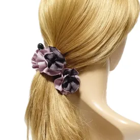 pansy flower banana hair clip women flower hair accessories