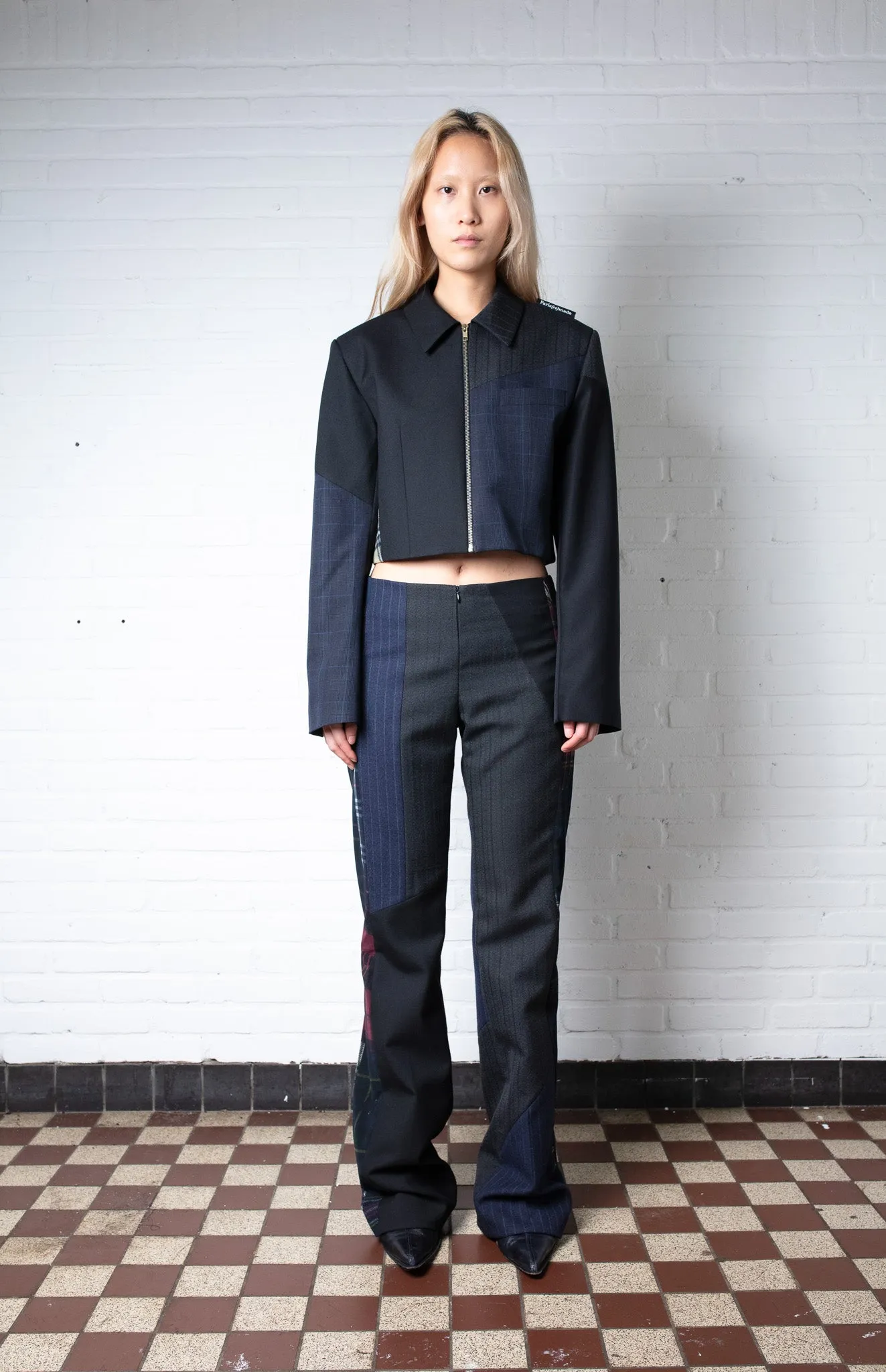 Pants Suiting X Mesh Scarves