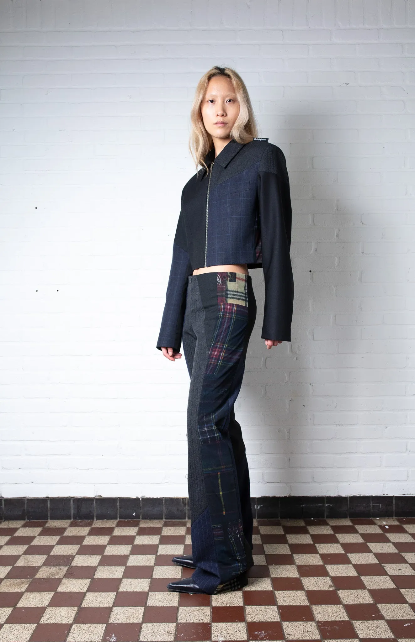 Pants Suiting X Mesh Scarves