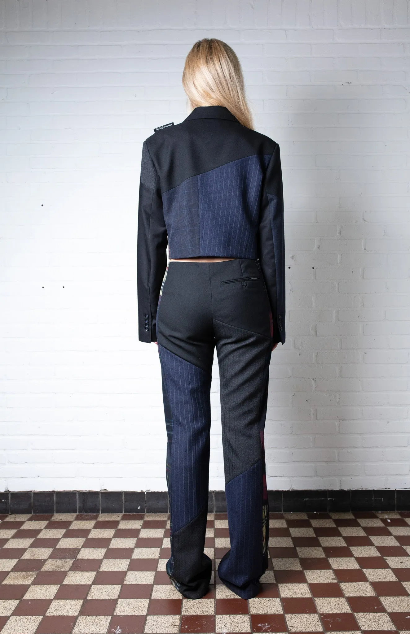 Pants Suiting X Mesh Scarves