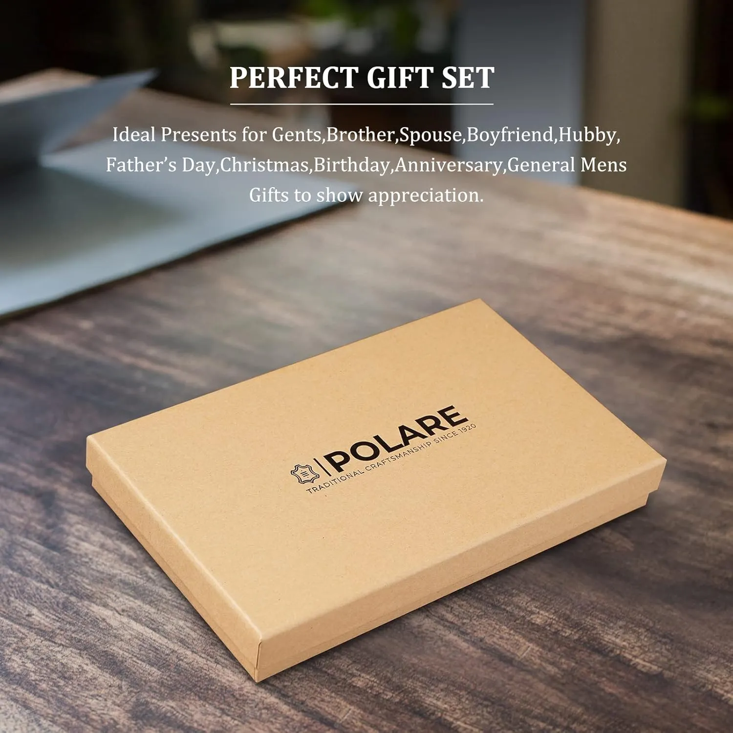 Polare RFID Blocking Napa Leather Passport Holder Travel Wallet For Men and Women (Black)