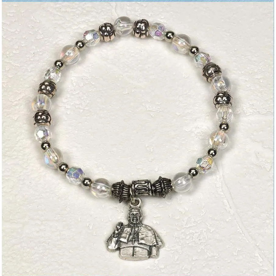 Pope Francis - Italian Charm Bracelet - Pack of 4