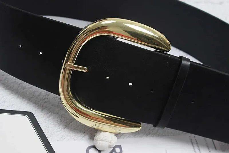 Pre Order:  Vegan Leather Big Buckle Wide Belt