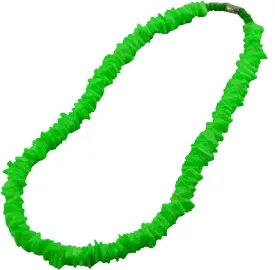 Real Chips Puka Shell Necklace 18" Neon Green
