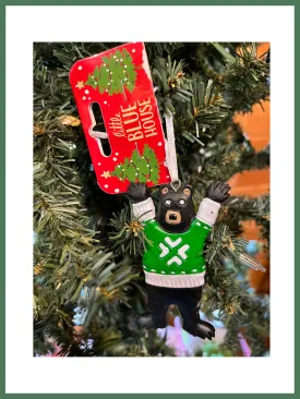 Resin Winter Bear Ornaments