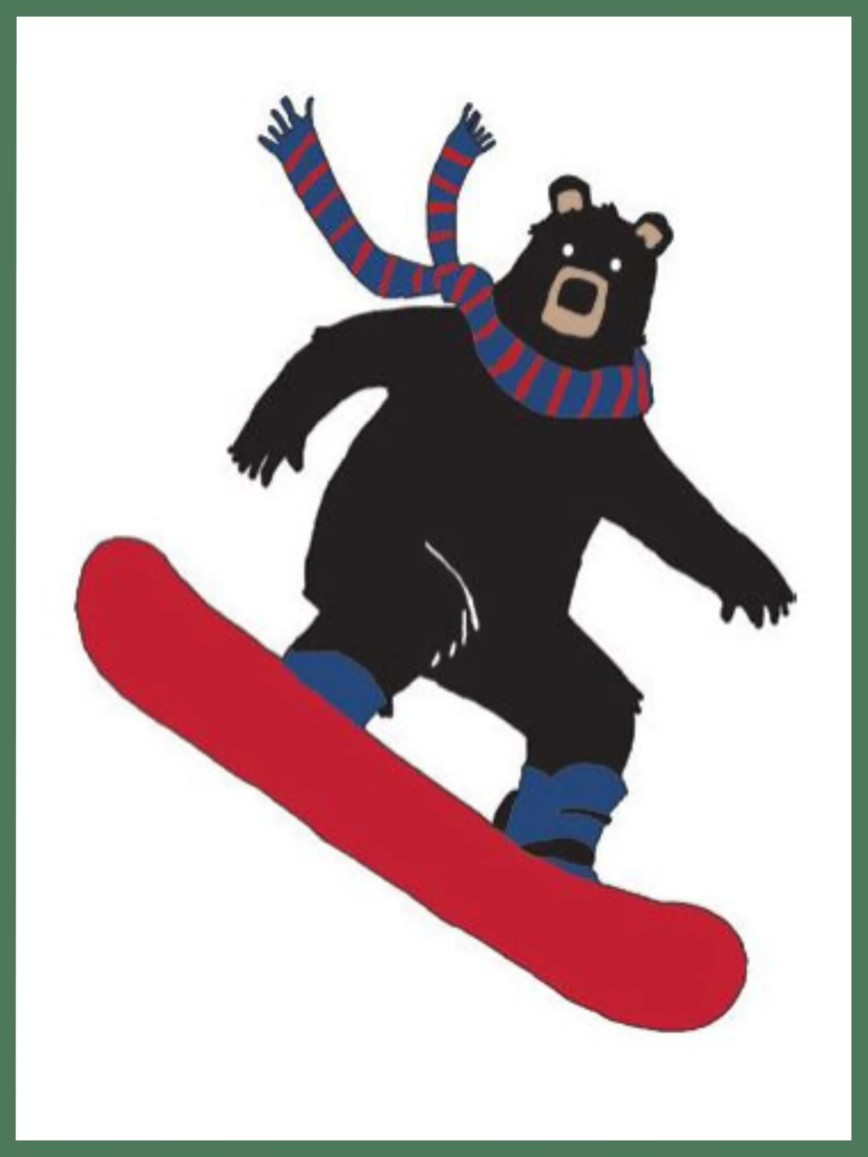 Resin Winter Bear Ornaments