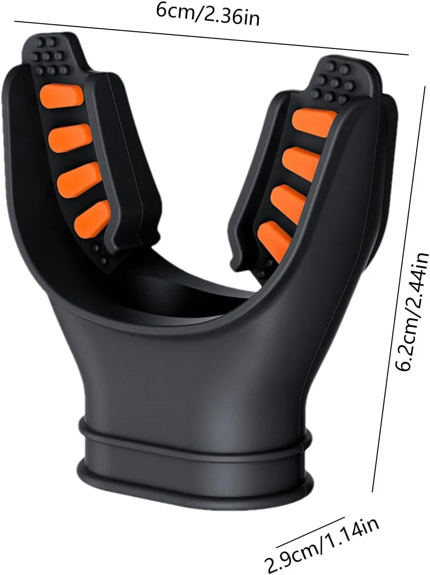 Scuba Regulator Mouthpiece - Comfortable Snorkel Mouthpiece Scuba Accessories | Wear-Resistant Snorkeling Accessories Diving Equipment for Snorkeling Deep Diving