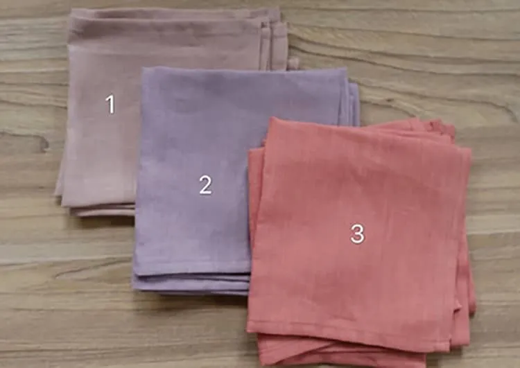 Solid Flax Chinese Handkerchief
