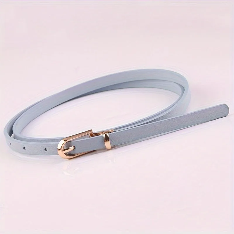 Stylish PU Leather Belt in Candy Colors for Women