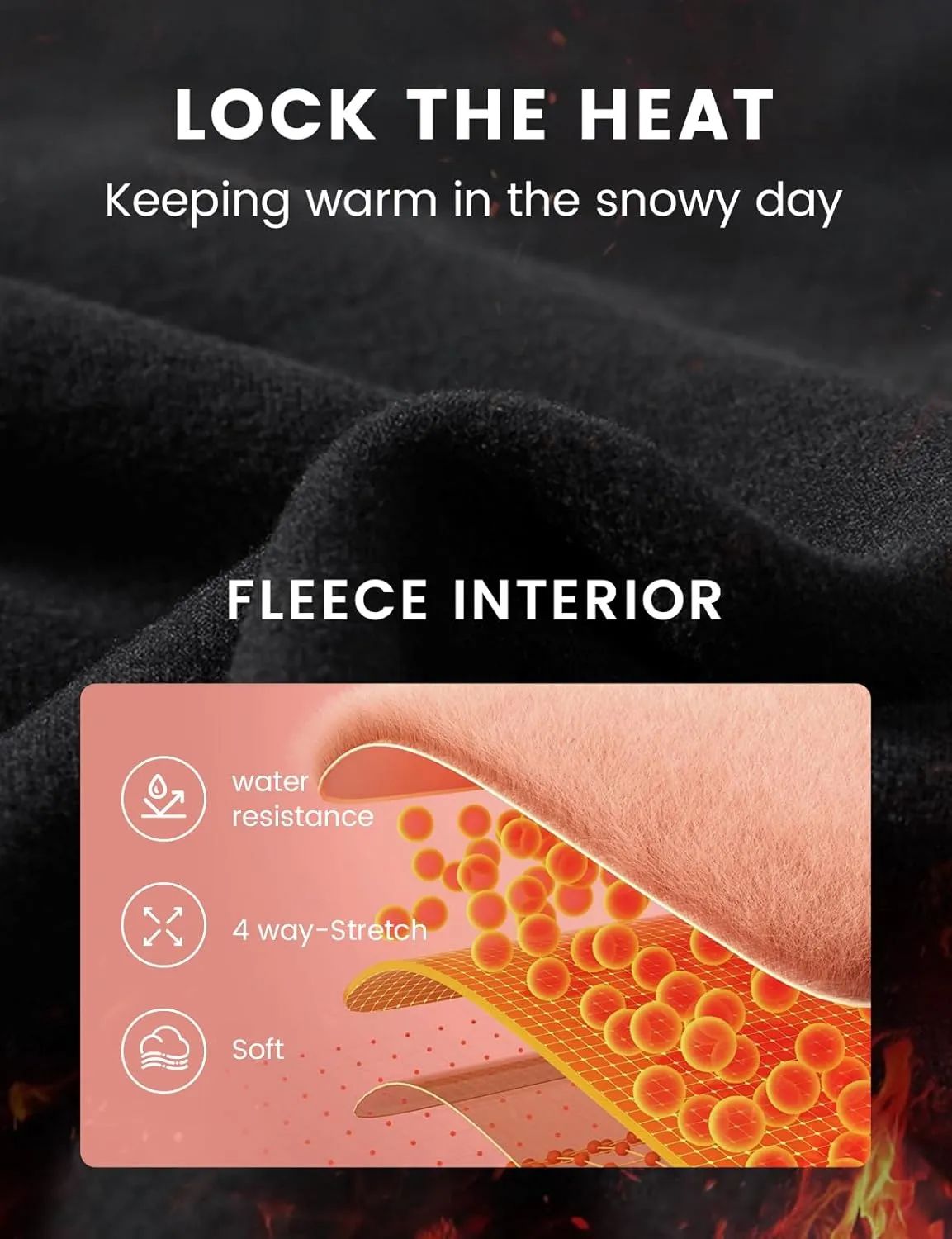 Thermal Shirts for Women Long Sleeve Fleece Tops Cold Weather Running Gear with Zipper Pocket Base Layer