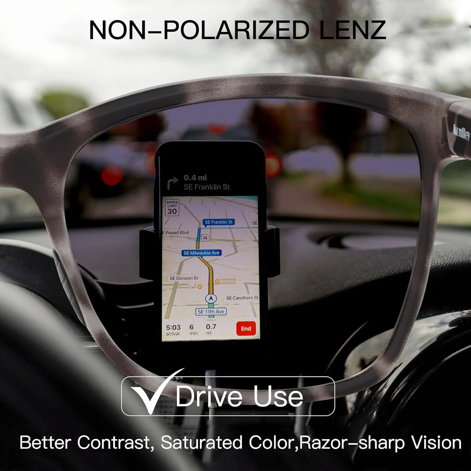 Vintage Sunglasses for Men & Women, Retro Eyewear with Non-slip Flexible Frame, Polarized/Non-Polarized Lens UV Protection